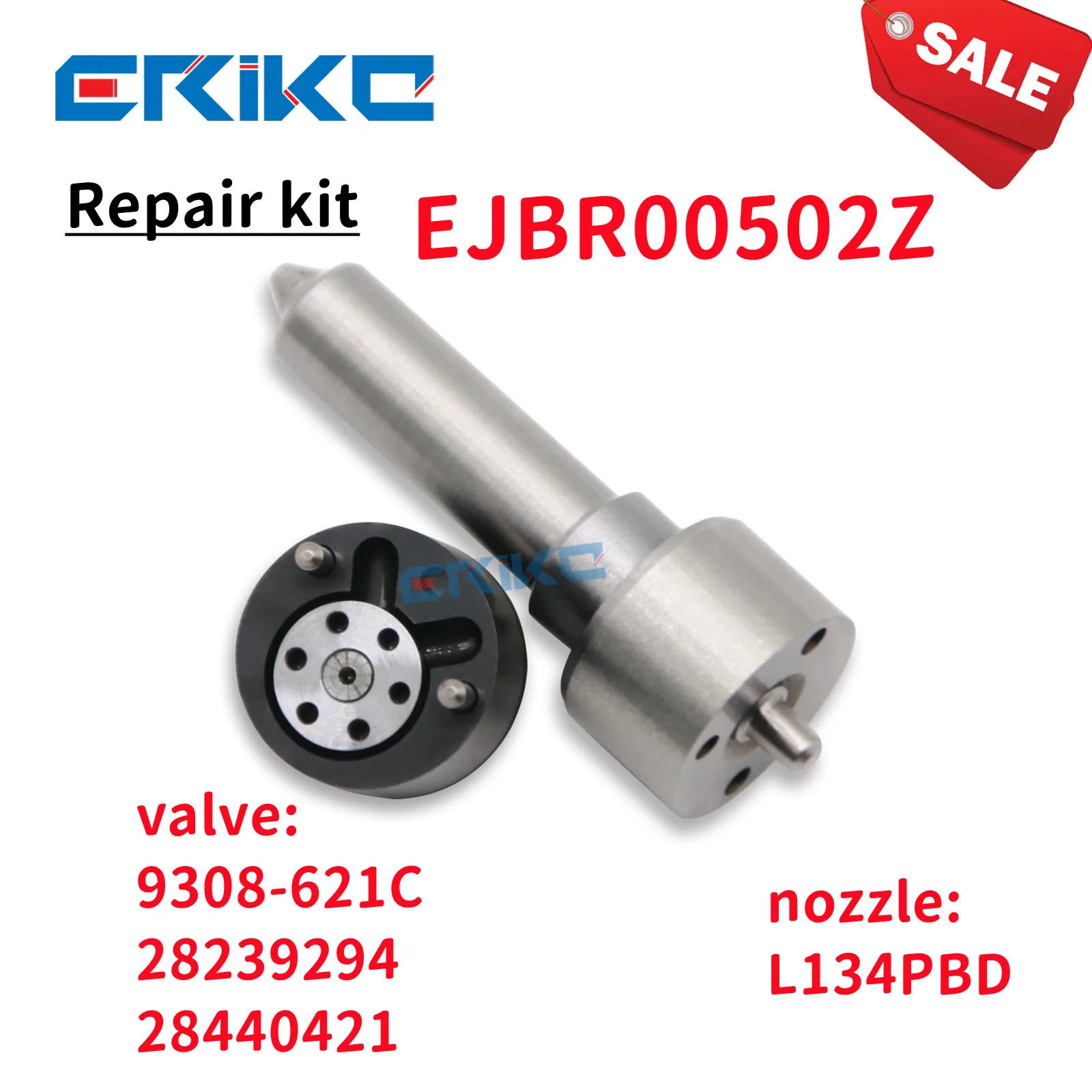 

EJBR00502Z RM3S7Q9K546CB 3S7Q9K546CB Diesel Injector Repair Kits 7135-655 Nozzle L134PBD Valve 9308-621C 28239294 28440421