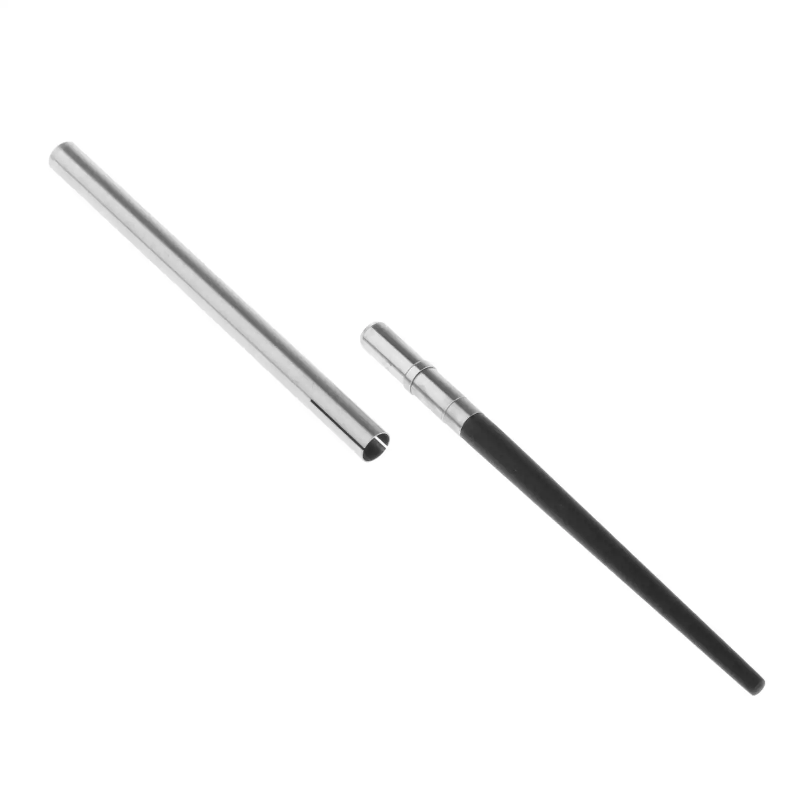 Foldable Chopsticks Reusable Stainless Steel Wooden Camping Cutlery Portable Outdoor Tableware for Picnic Hiking Backpacking view 5