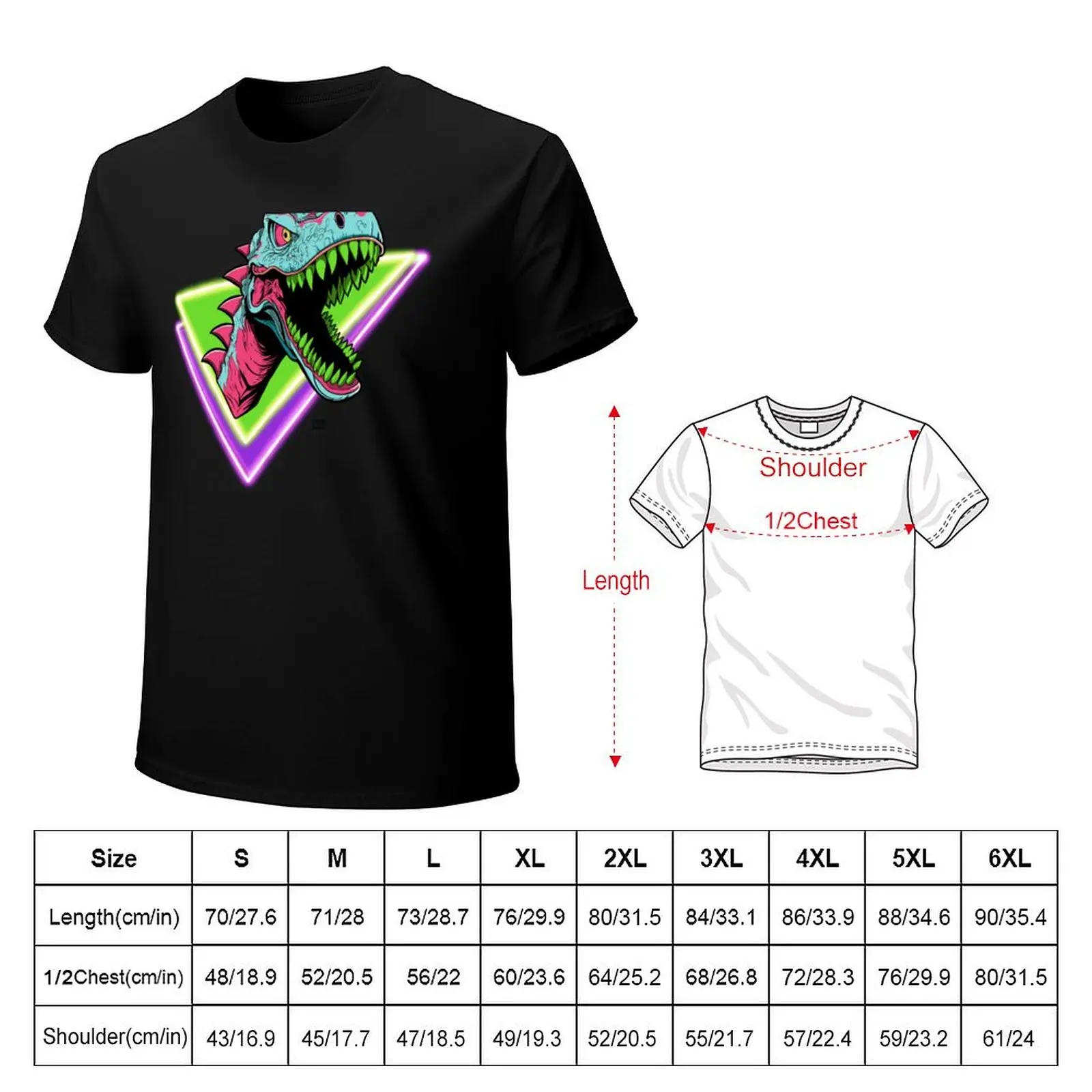 Radical Rex T-Shirt Plus Size Non-Shrink T-Shirt