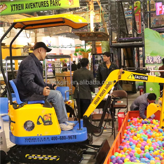 The Children's Large Playground Equipment Project Amusement Excavator Children Excavator