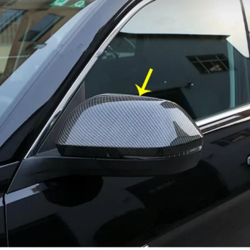 

For VW Volkswagen Teramont Atlas 2017 2018 2019 2020 Rear Stick View Rear Side Glass Mirror Cover Trim Frame Eyebrow