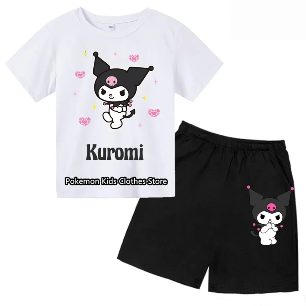 

Футболка с коротким рукавом и рисунком Hello Kitty для мальчиков и девочек