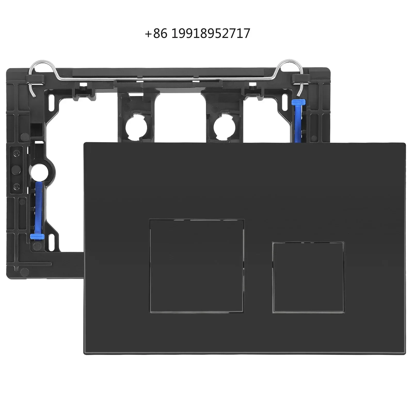 Dual Push Plate with Flush Lever Set Mounting Frame for Geberit Sigma 20 UP300 & 320 Actuator Plate Replacement Parts JJ10