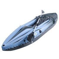 Single kayak inflatable boat wear-resistant assault boat double fishing boat thickened rubber boat folding canoe