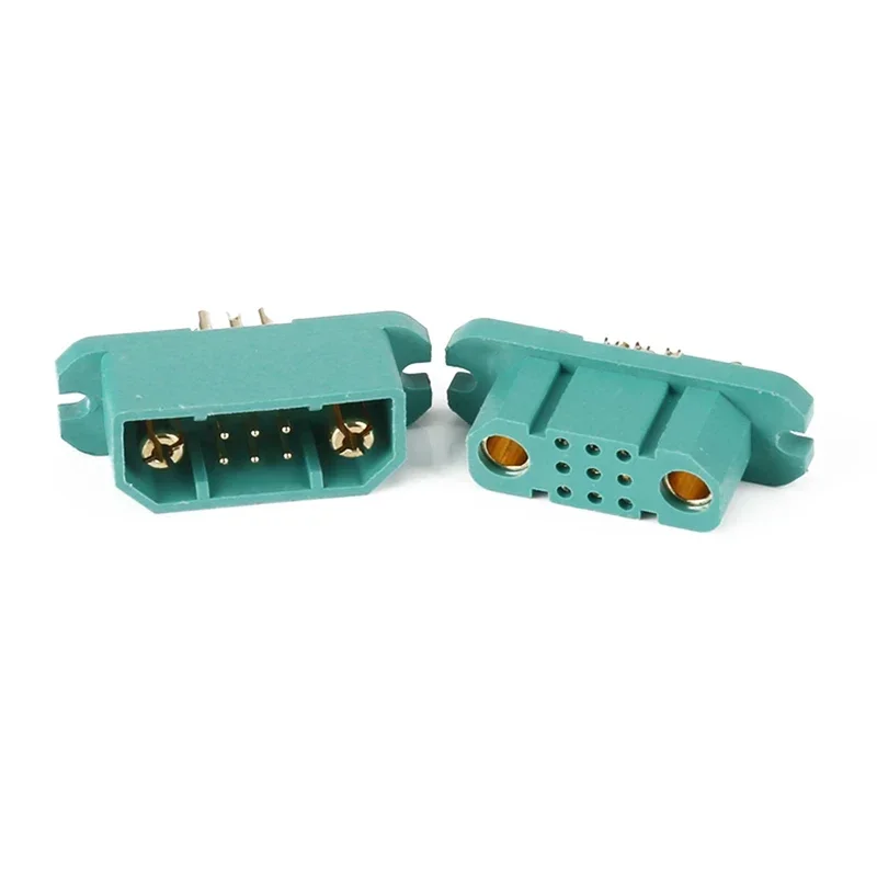 1Pairs VTOL MPX Connector 9+2 with Power Male Female Portable Dual Power Fixed Wing Quick Release Plug For RC UAV Aircraft