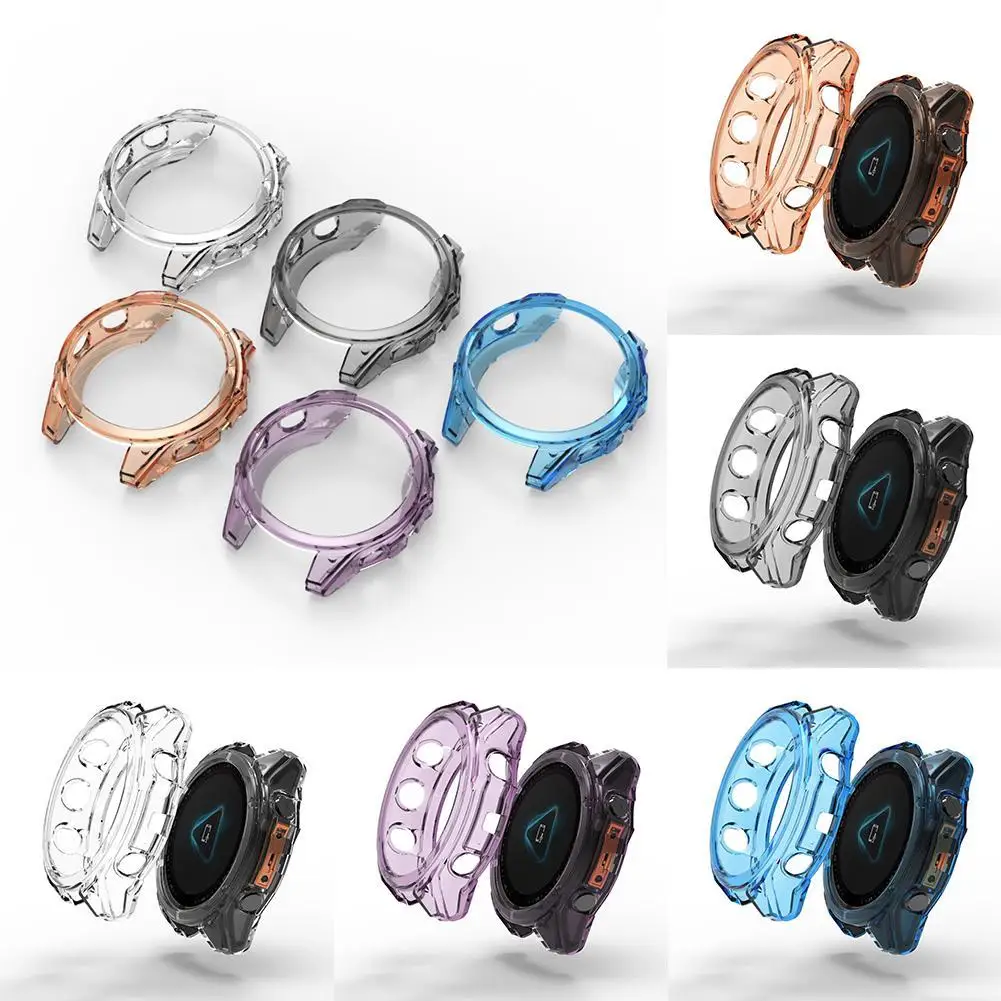 

Для Garmin Fenix ​ ​ ​ ​ 8 Защитный чехол 43 мм/45 мм/47 мм Защитный чехол из ТПУ для экрана для аксессуаров Garmin