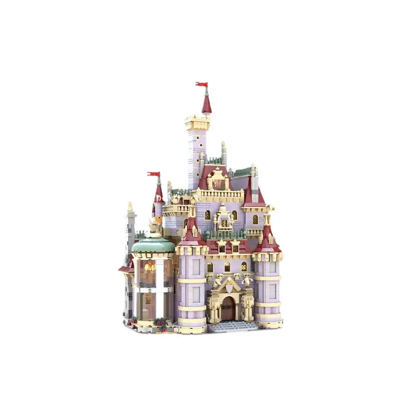 Moc clássico filme série castelo conjunto arquitetura modular tecnologia blocos de construção modelo brinquedos do miúdo tijolos presente