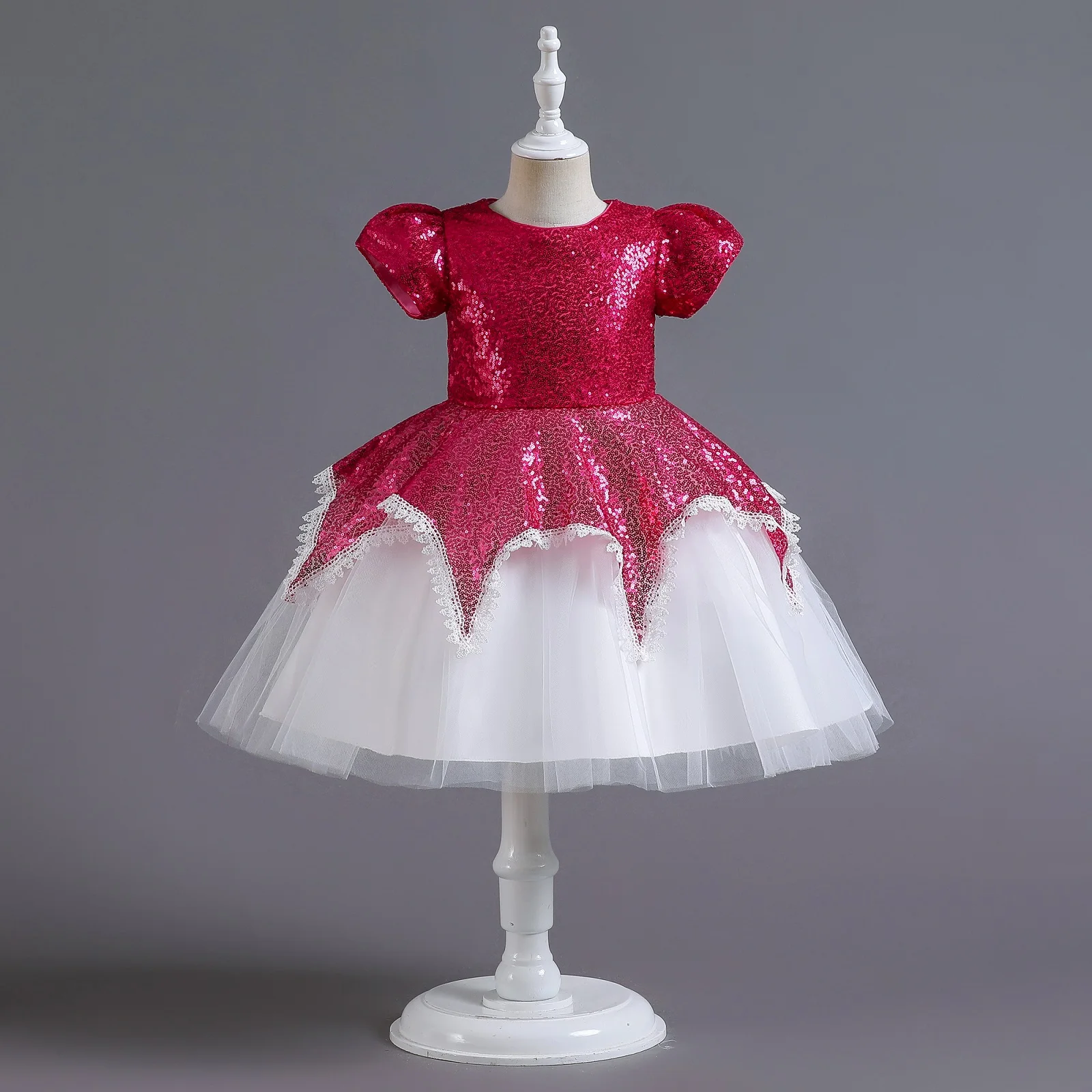 Girls Halloween Party Dresses 5 Colors 110cm-150cm Ball Gown Baby Skirt Children Dress Birthday Performance Wedding Princess