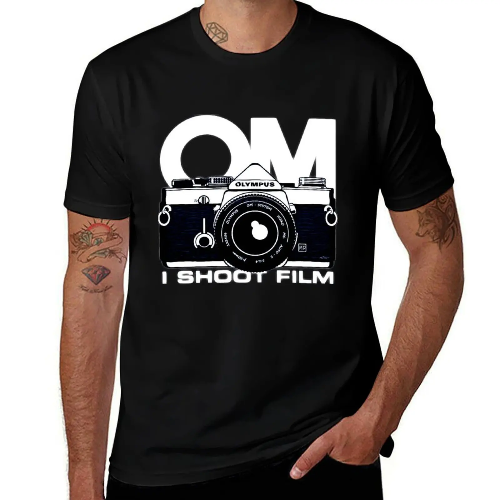 

Classic Olympus camera T-Shirt tees anime shirt anime Men's t shirts