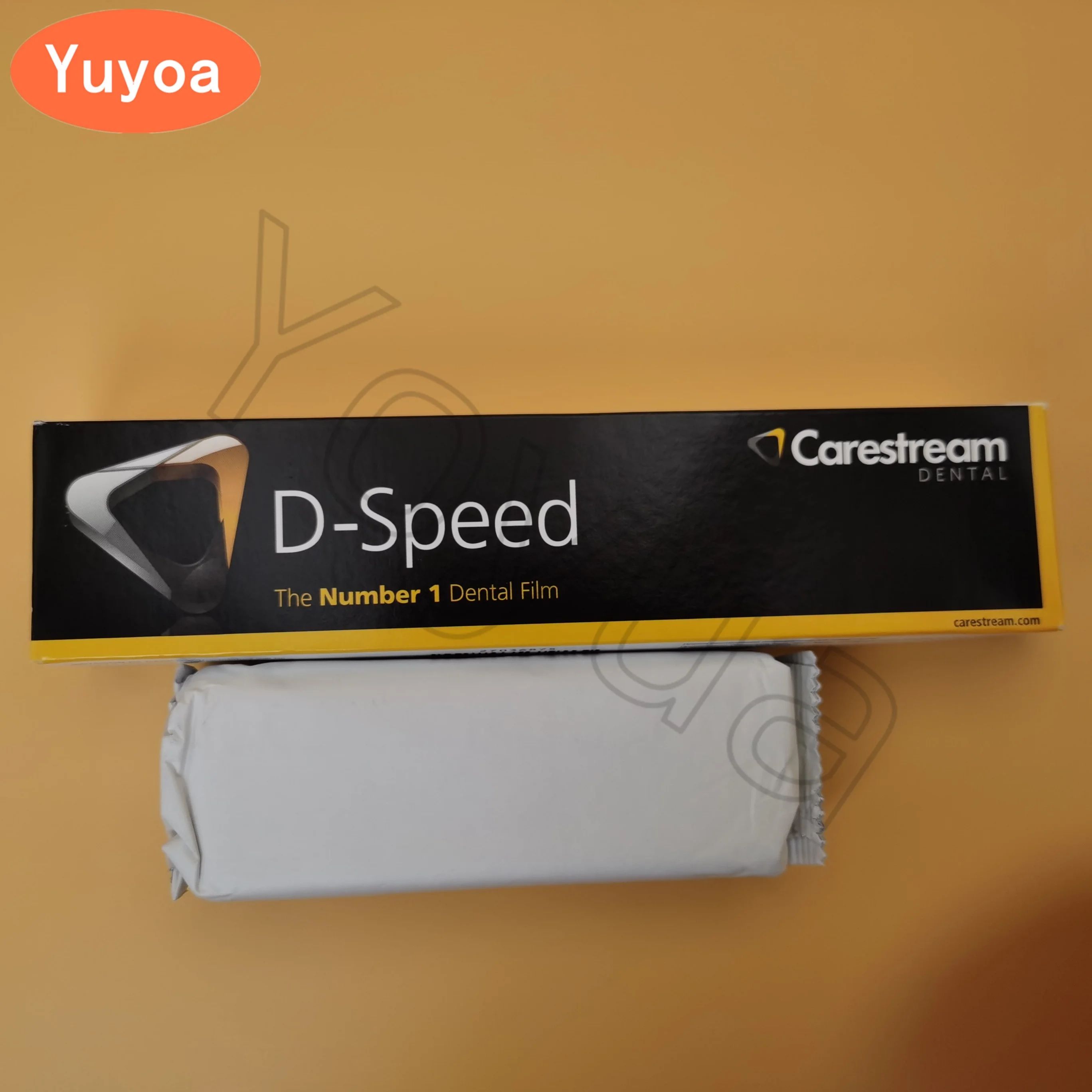 100pcs/pack Dental Intraoral D-Speed Film Original Dental X-ray Carestream Kodak D-Speed Film for Adult Dental Clinic Consumable