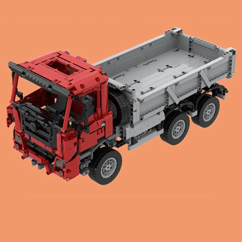 مدينة سيارة نموذج MOC قوالب بناء فينيكس الثقيلة شاحنة قلابة وحدات التكنولوجيا الأطفال هدايا العيد تجميع اللعب البدلة #2