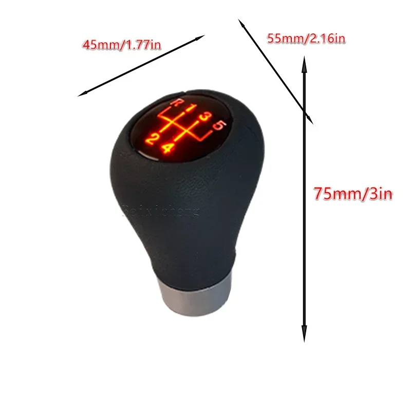 LED Gear Knob Shift Knob for BMW E46 E60 E87 E90 E91 E92 E93 X1 Z4 X3