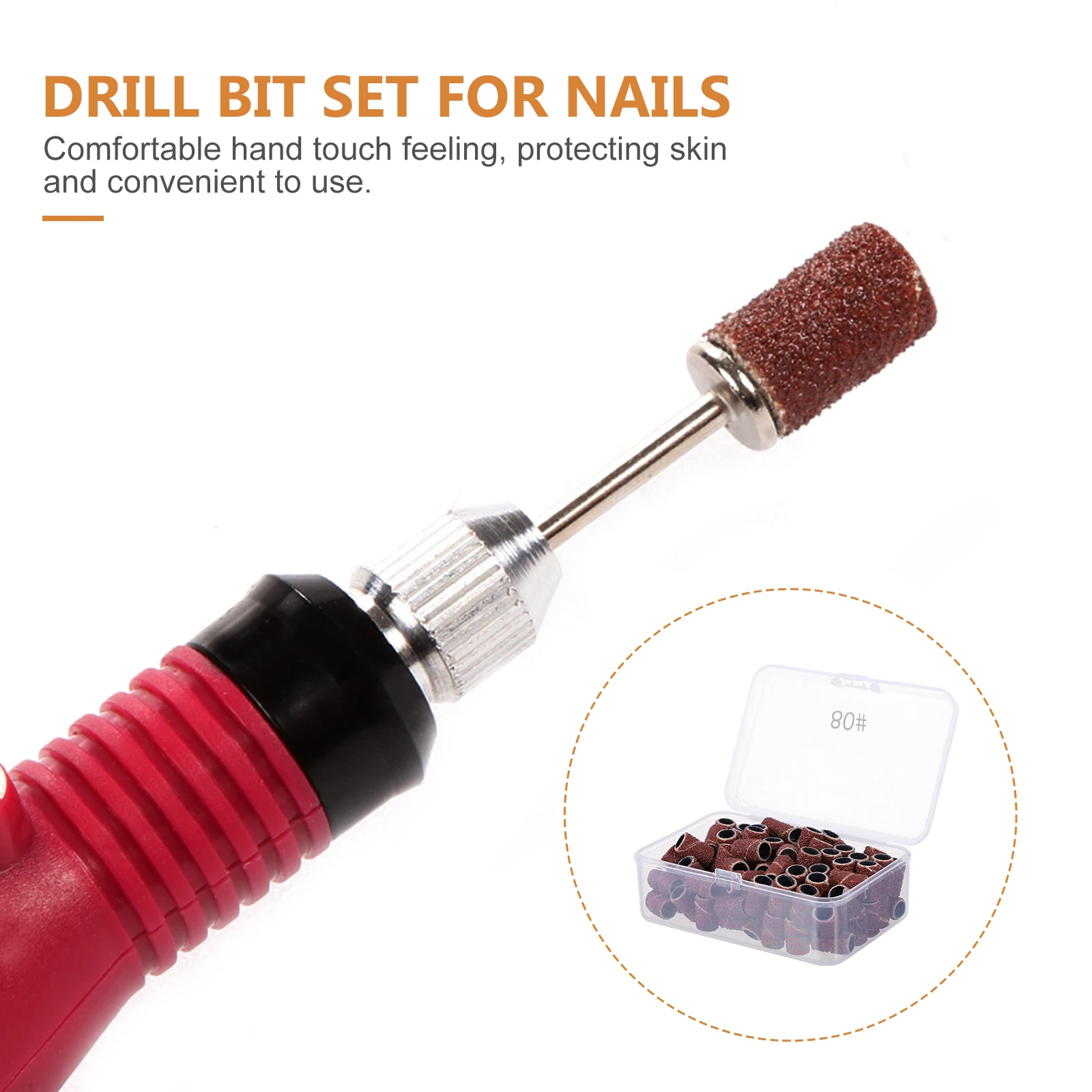 100 Stuks Nagel Schuurbanden Professionele Hars Schuurlinnen Schurende Voor Elektrische Nagelboor Polijsten En Smoothing Manicure Prep