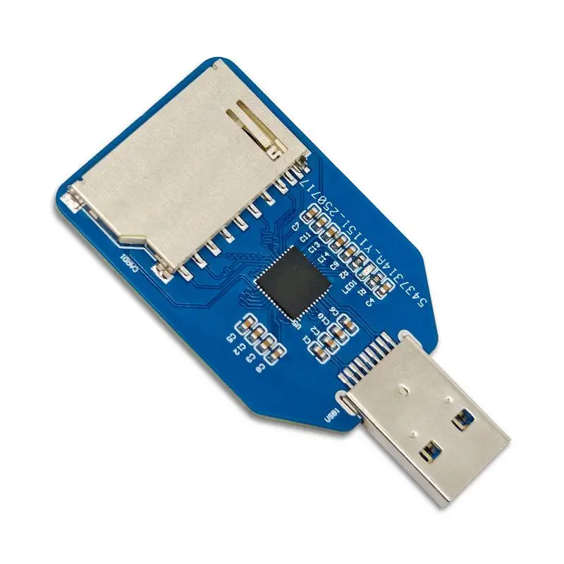 GL3224 Chip USB 3.0 Card Reader Module Mini 2-In-1 Dual Card Reader Module Support Dual Reading Support