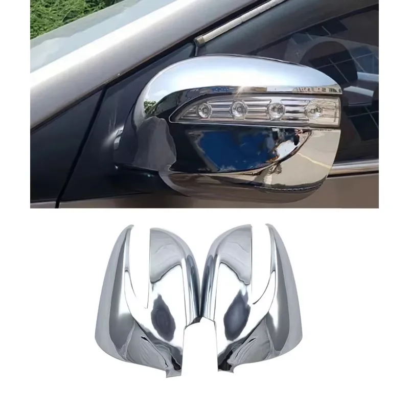 Car Rearview Side Mirror Cover Wing Cap Sticker  Fit For Hyundai Tucson IX35 2010-2015 Exterior Door Rear View Case Trim Chrom