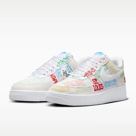 Nike genuine AIR FORCE 1 men's low cut trendy casual board shoes II1549-100