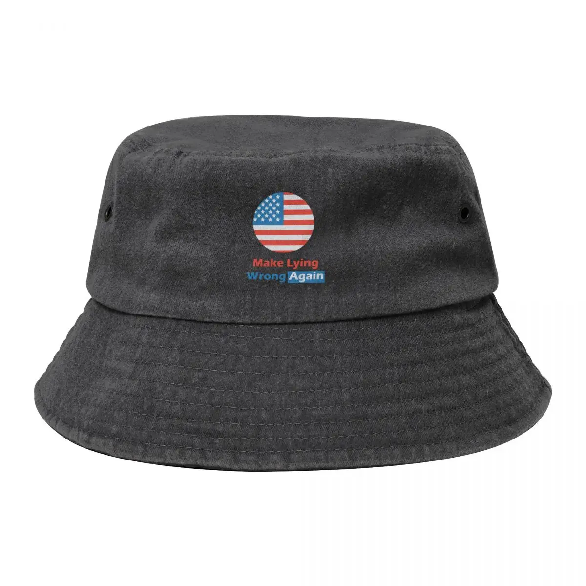 

Make Lying Wrong Again - High Quality Bucket Hat black Rugby custom caps Golf Hat Mens Caps Women's