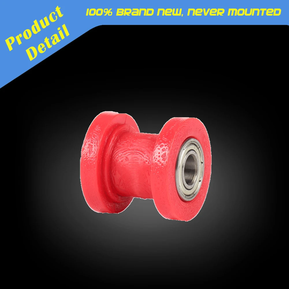 8/10mm Drive Chain Roller Pulley Wheel Slider Tensioner Wheel Guide For Enduro Motorcycle Motocross PIT Dirt Bike ATV CRF CR XR