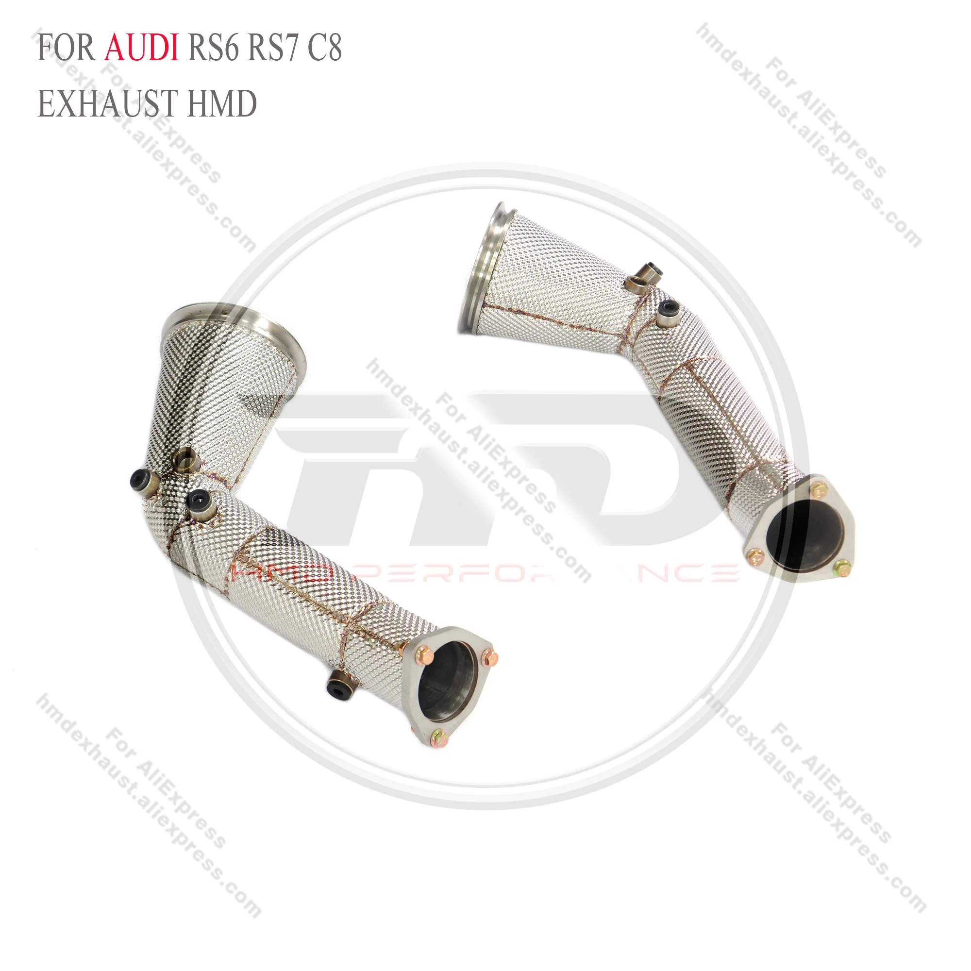 

Downpipe for Audi RS6 RS7 C8 With Heat Shield HMD Exhaust System Performance Quality certification