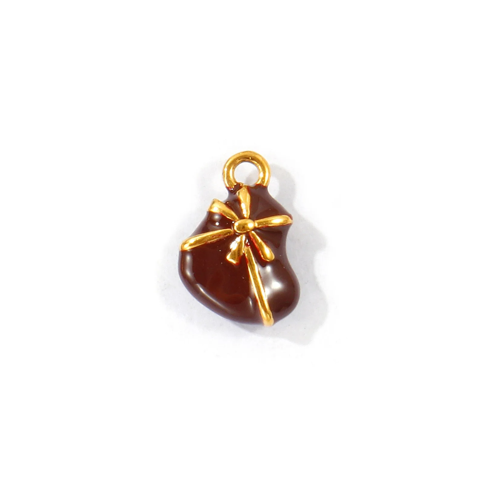 1 Stück 3D Emaille-Anhänger Hund Cowboy-Stiefel Heißluftballon 304 Edelstahl 18K vergoldeter Anhänger für DIY Halsketten-Schmuckherstellung – Detail 5