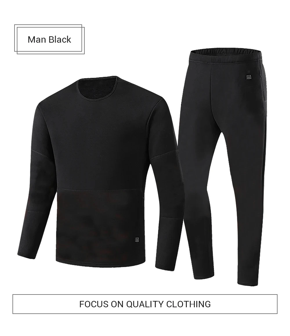 52 Zonen Neue Beheizte Unterwäsche Winter Thermo-Unterwäsche Damen Herren Heizjacke Winter-Accessoires USB Elektrische Heizkleidung – Detail 12