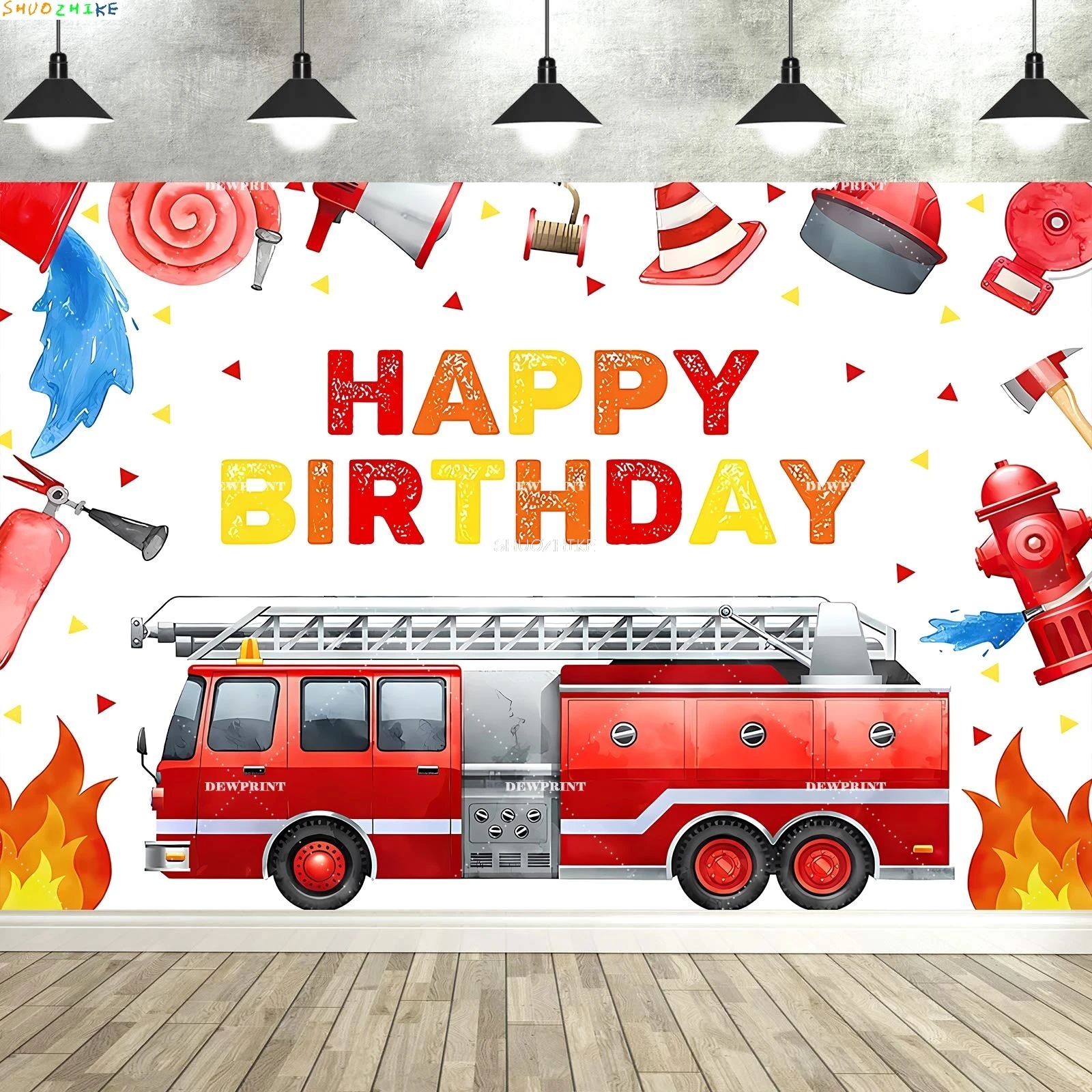 

Baby Shower Happy Birthday Party Photography Backdrops Newborn Kids Air Balloon Princess Tropical Jungle Photo Background BB-62