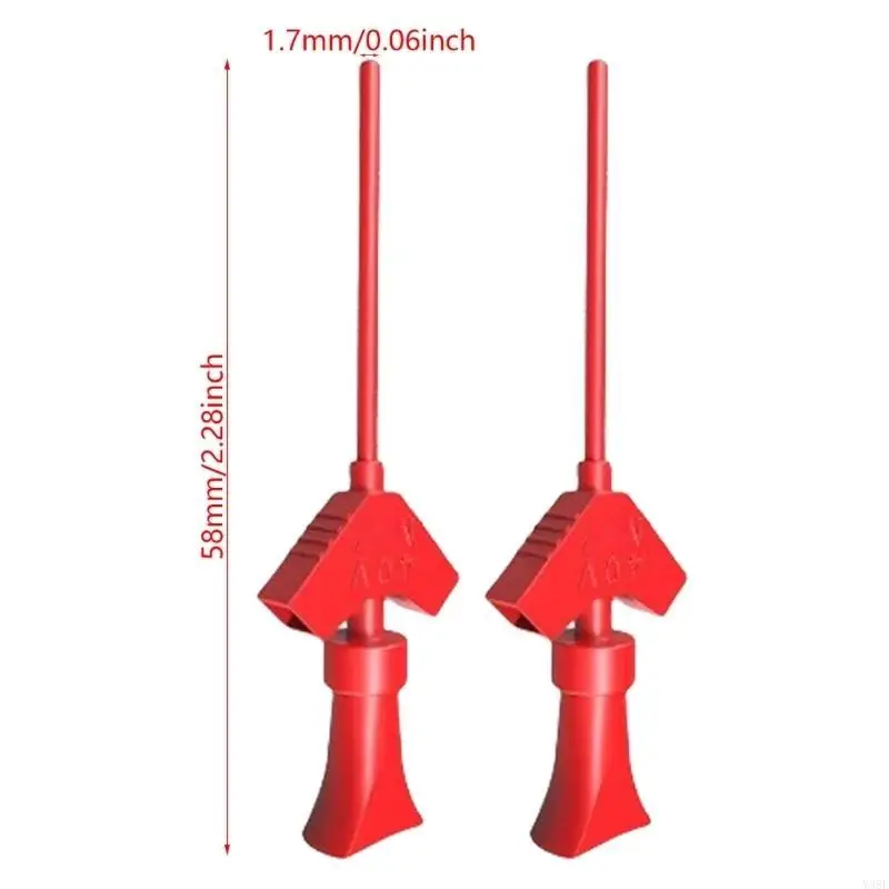 

2pcs Internal Spring Mini Grabbers IC Test Clip для анализаторов Электронный тестирование