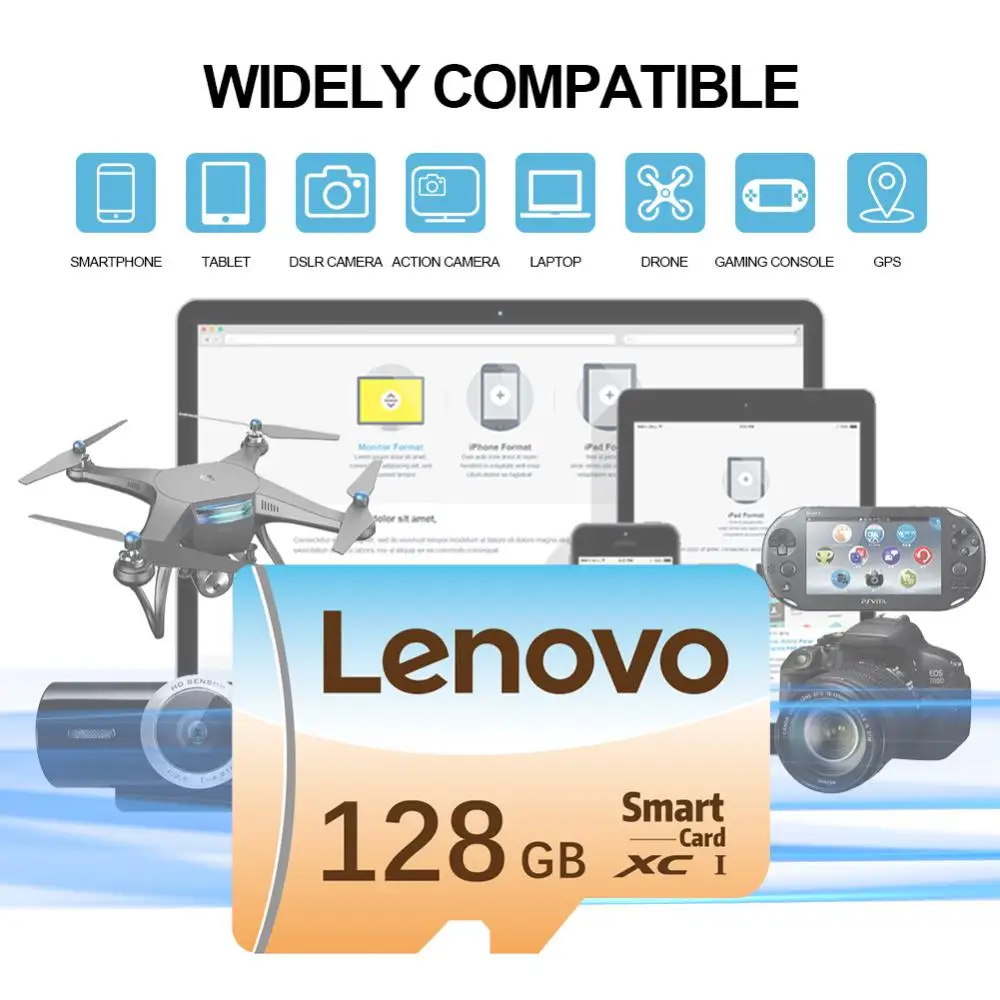 Lenovo การ์ดหน่วยความจำ2TB สำหรับ Nintendo Switch 1TB V60 4K Micro TF SD การ์ด128GB 256GB 512GB memoria สำหรับเกม Nintendo 64