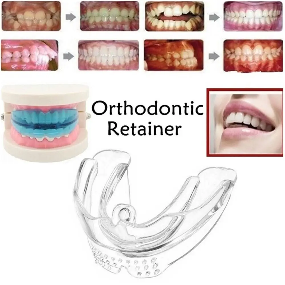 New Oral Beauty Anti Bruxism Orthodontic Braces Teeth Retainer Mouth Guard Dental Alignment Straightener