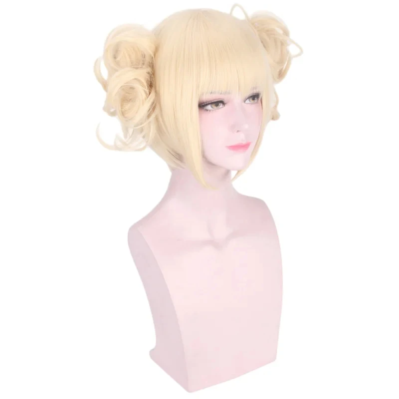Mi peluca de cosplay de anime Boku No Hero Academia Himiko Toga gf;.9