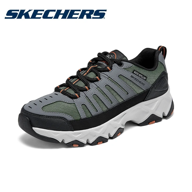 Skechers Men Shoes Outdoor Sport Waterproof Hiking Trekking Hunting Tactical Sneakers Wear-resistant Non-slip Comfort Male Shoes