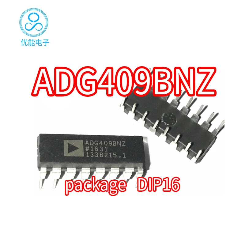 ADG409BN ADG409BNZ Package DIP-16 Dual Inline IC ADG409B