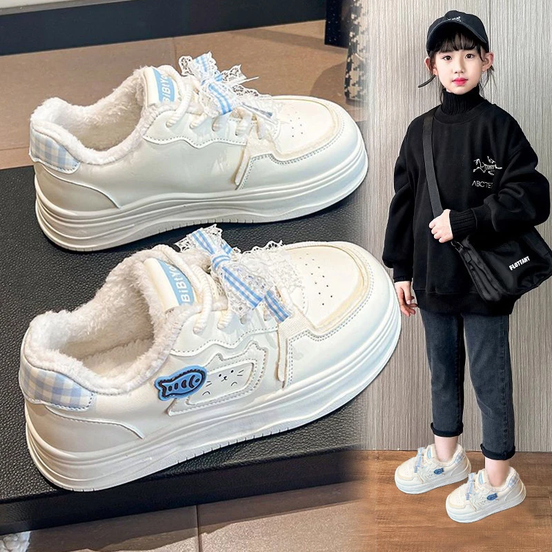 

2025 НОВЫЕ простые и стильные кроссовки для девочек, хит продаж, Нескользящая повседневная обувь, новый стиль, спортивная детская обувь в стиле аниме