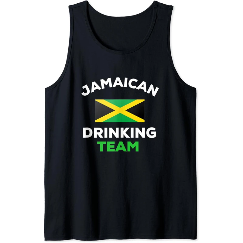 New Design 2024 Jamaica Flag Tank Top For Men Summer Sleeveless T-Shirt Cool 3d Print Jamaican Flags Graphic Vest Street Tees