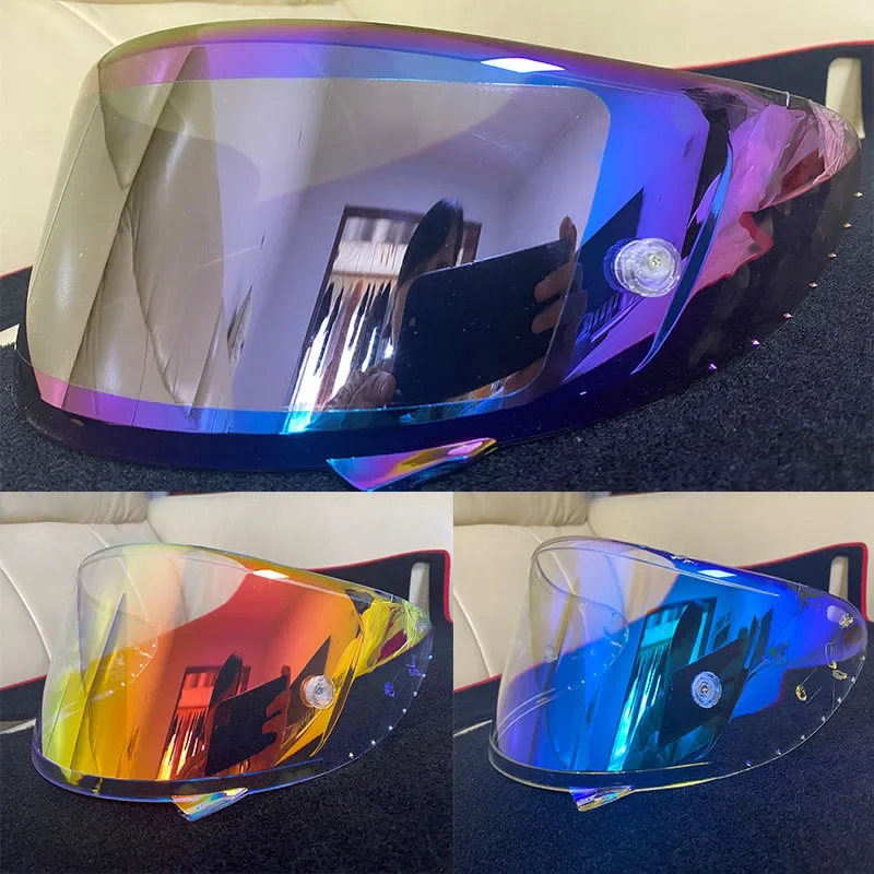 Visière de casque de moto en iridium doré, film anti-buée pour SHOEI X14, Z7, CWR1, RYD, RF1200, Xcompact, NPoly, 8 couleurs