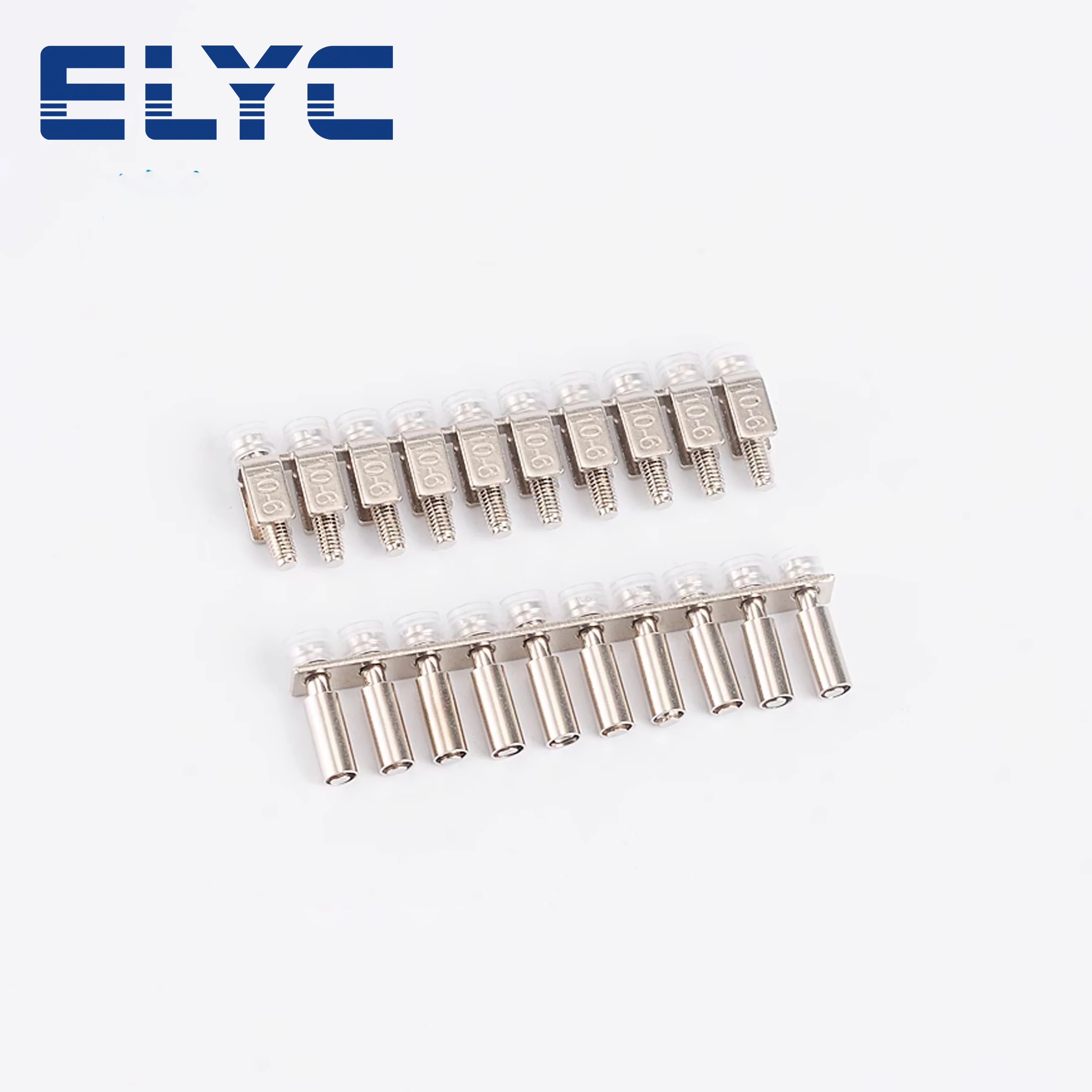 10pc FBI10-6 jumpers de fiação para uk2.5b uk5n ukkb5 bainha conector fbi 10-6 din trilho uk bloco de terminais acessórios ponte fixa