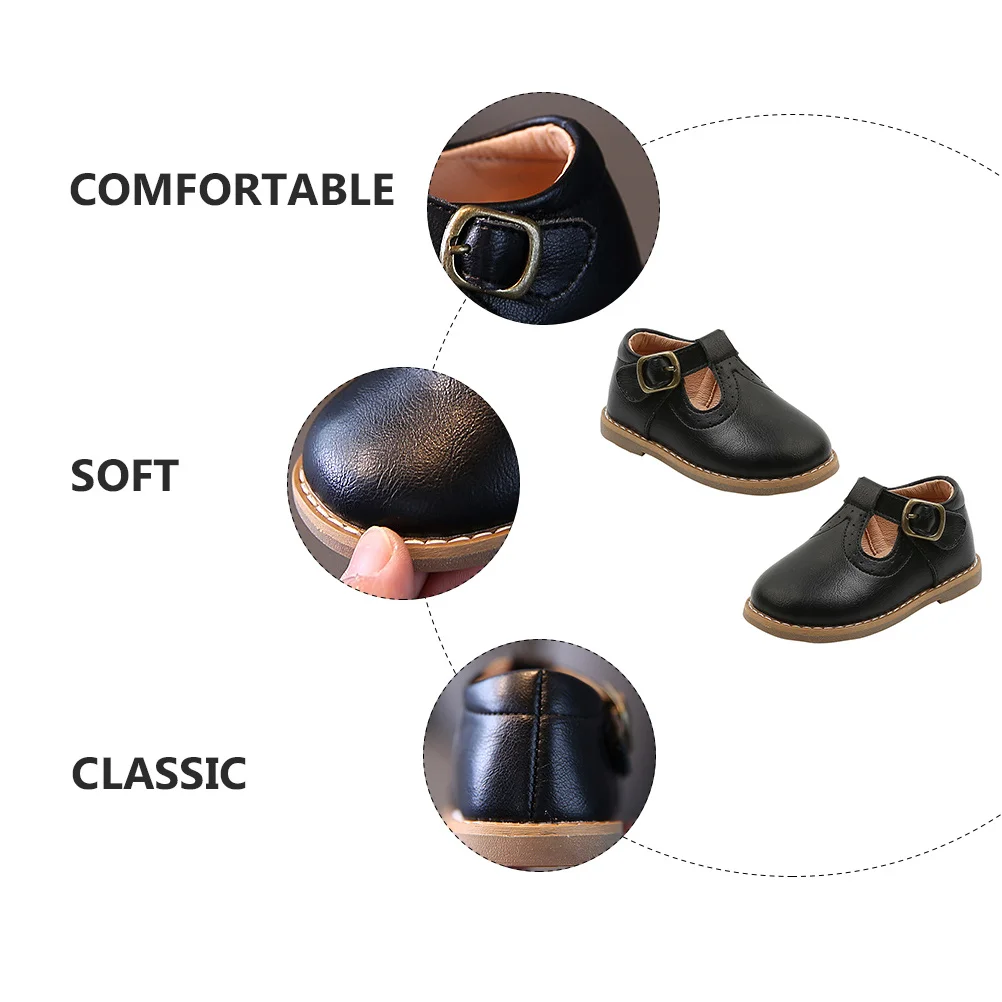 

1Pair Princess Shoes British Style Baby Prewalker Winter Warm Infant Shoes Ultra Soft PU Nonslipping Sole Comfortable