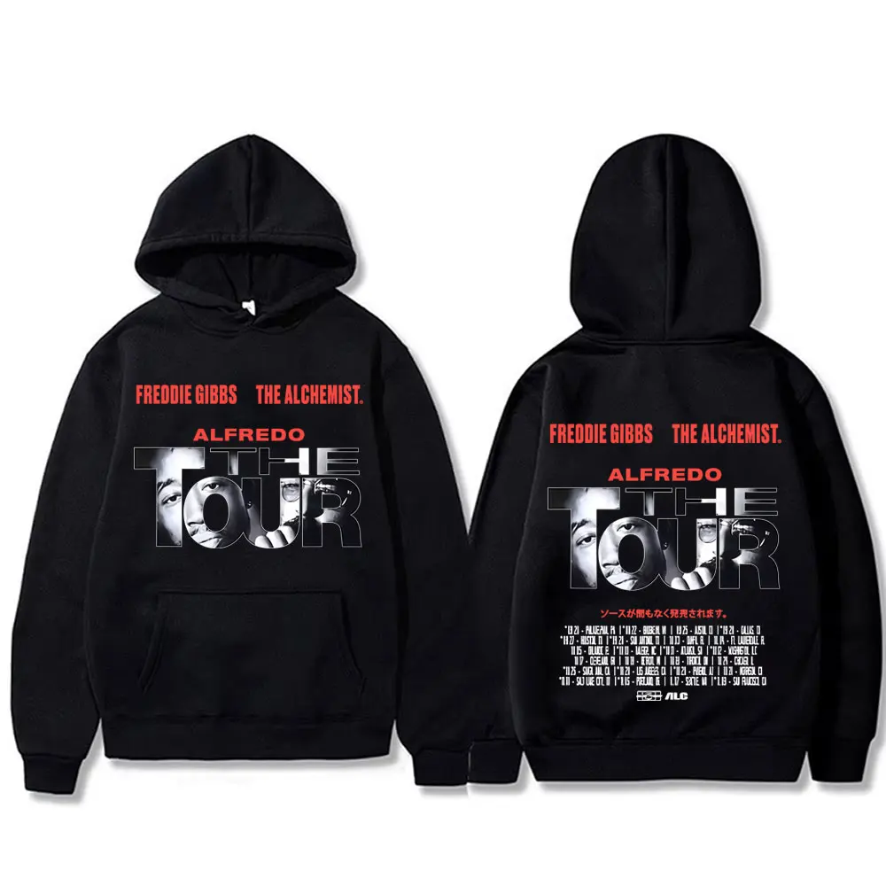 

Rapper Freddie Gibbs and The Alchemist Alfredo The Tour 2025 Hoodie Men Women Hip Hop Fashion Pop Music Sweatshirt Streetwear