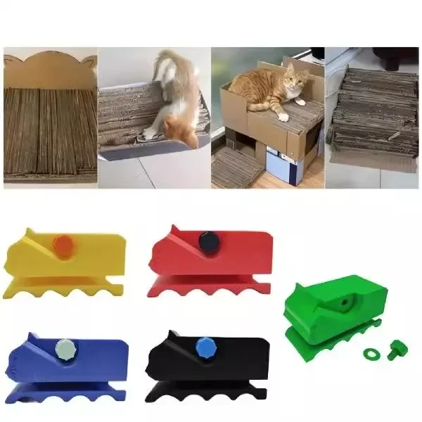 

Cat scratching board cutter cardboard knife DIY homemade cat scratching board corrugated cat scratching board cutting knife