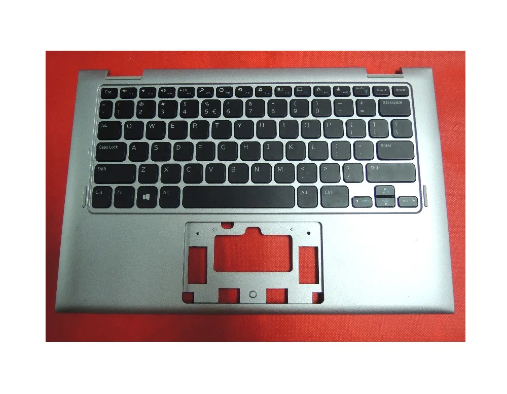 95%NEW  For DELL INSPIRON 11 3147 3148 Laptop PALMREST Silver with KEYBOARD 07W4K6