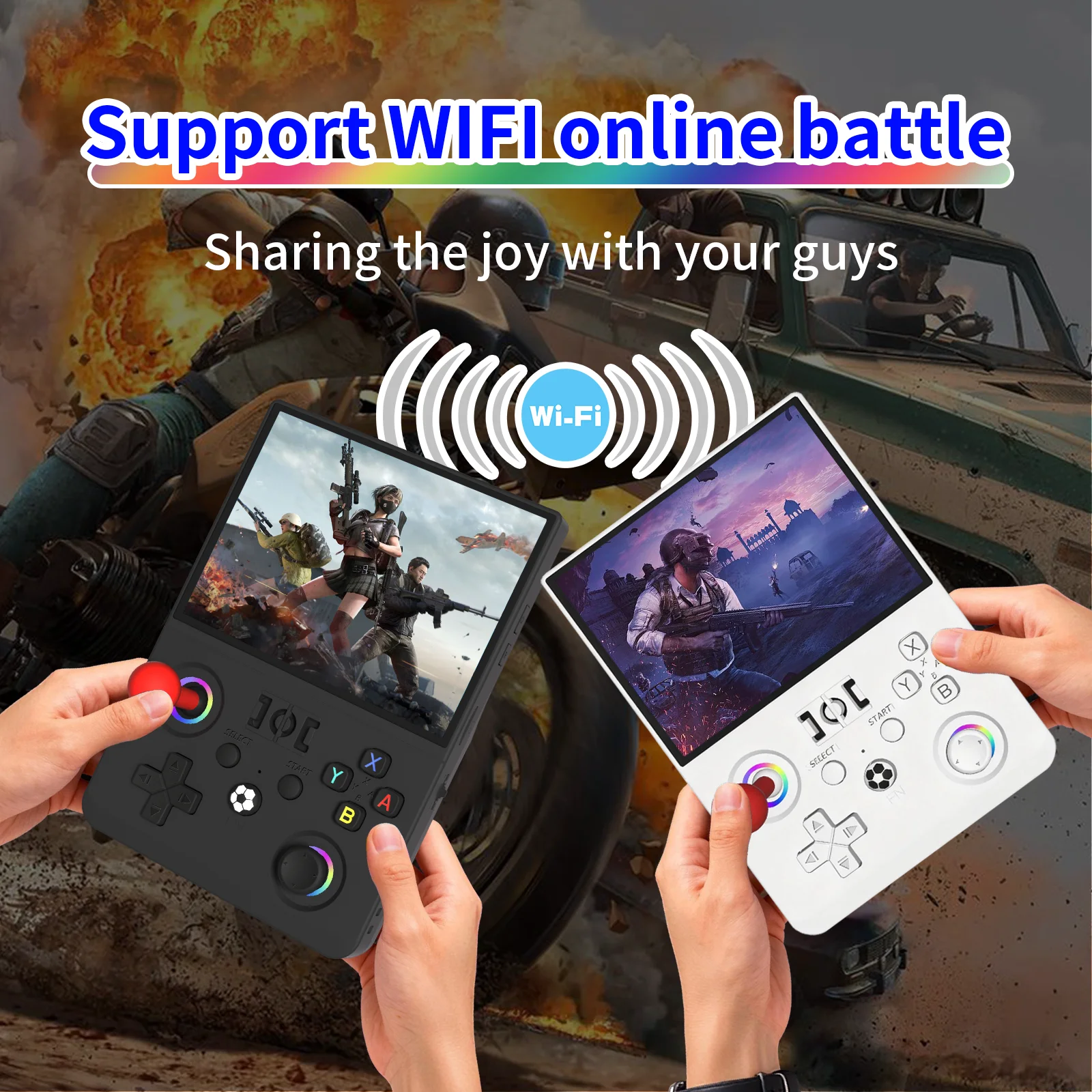 2026 Upgraded R36 MAX2 Retro Handheld Game Console 4.5 Inch HD Screen 1024*768 Open Souce Portable Pocket Video Game Player