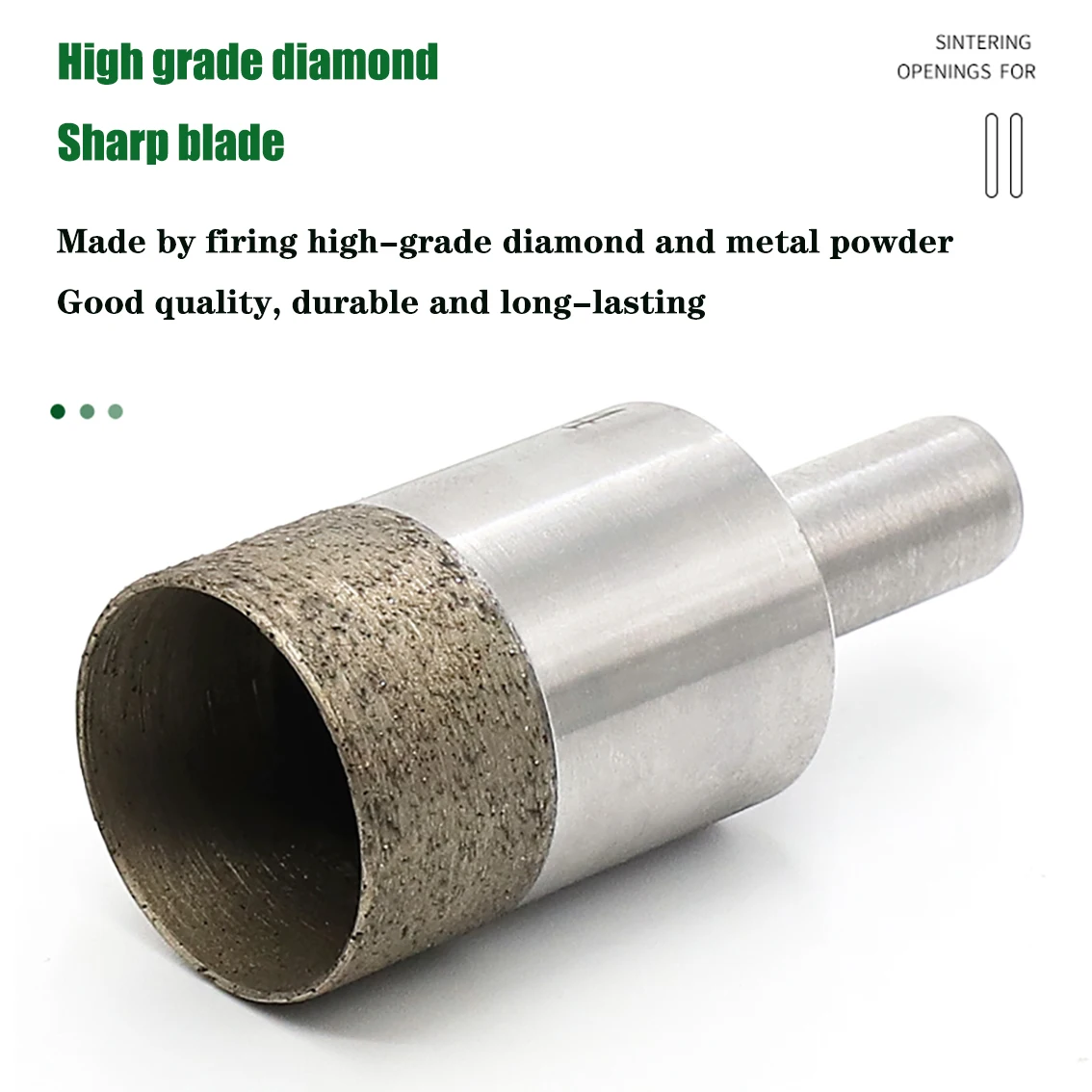 1PCS Diameter 4-100mm Shank 10mm Diamond Powder Sintered Drill Bit Hole Opener For Glass/Ceramic/Marble Tile Drilling Cutting