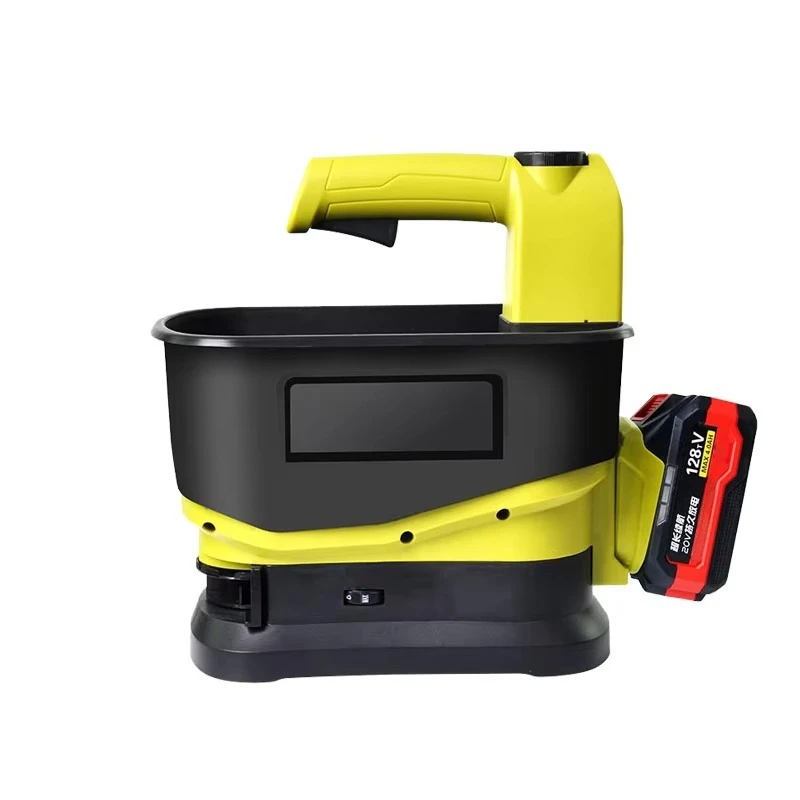 Handheld Automatic Broadcast Seeder Electric Agricultural Fertilizer Spreader Feeding Machine for Grass Seed Flower Cabbage