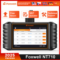 Foxwell NT710 OBD2 Automotive Scanner Code Reader IMMO A/F 30+ Reset Bidirectional Full Systems Car Diagnostic Scan Tool