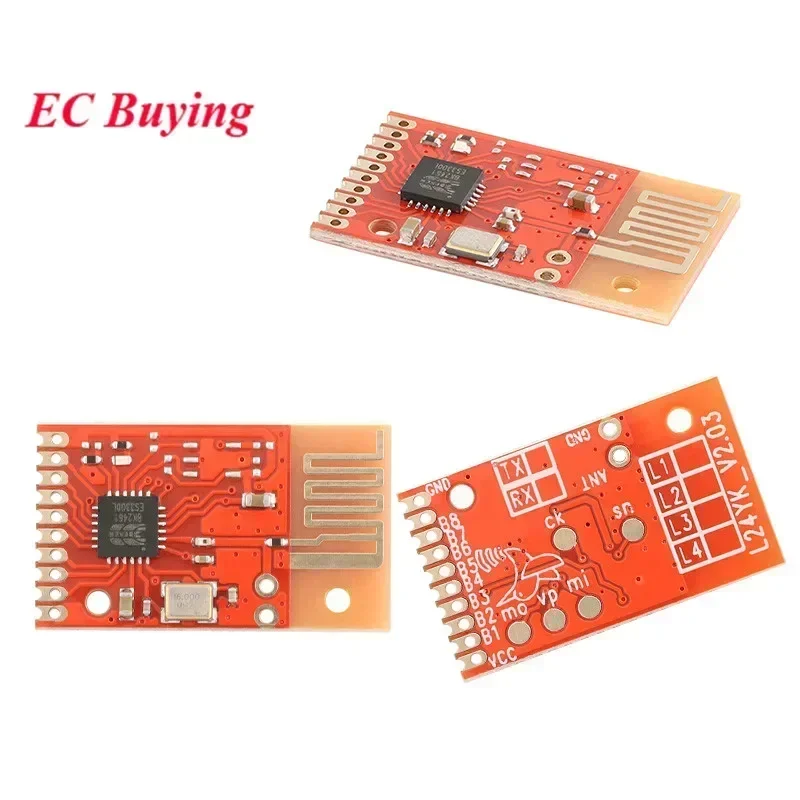 10pcs/lot L24YK-RX4 L24YK-TXH 2.4GHz RF Receive Transmit Remote Control WIFI Wireless Module 6 Way Switch Smart Home Appliance
