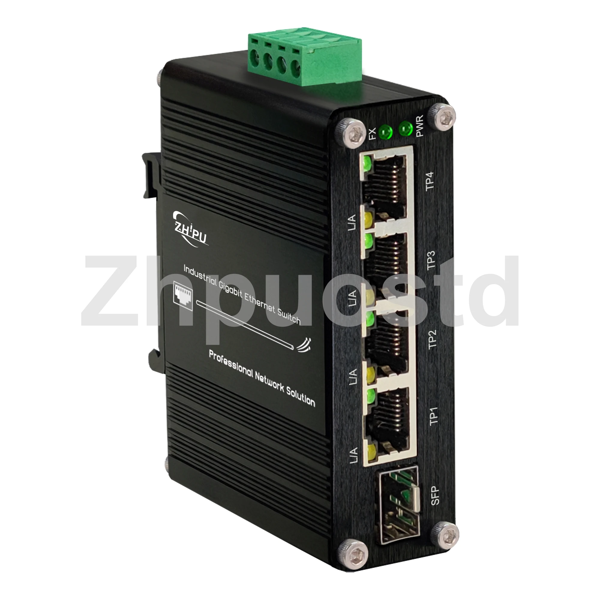 

Mini Industrial Unmanaged 2/3/4 Ports Gigabit Ethernet PoE Switch with 100/1000M Adaptive SFP Slot Din Rail /Wall Mount