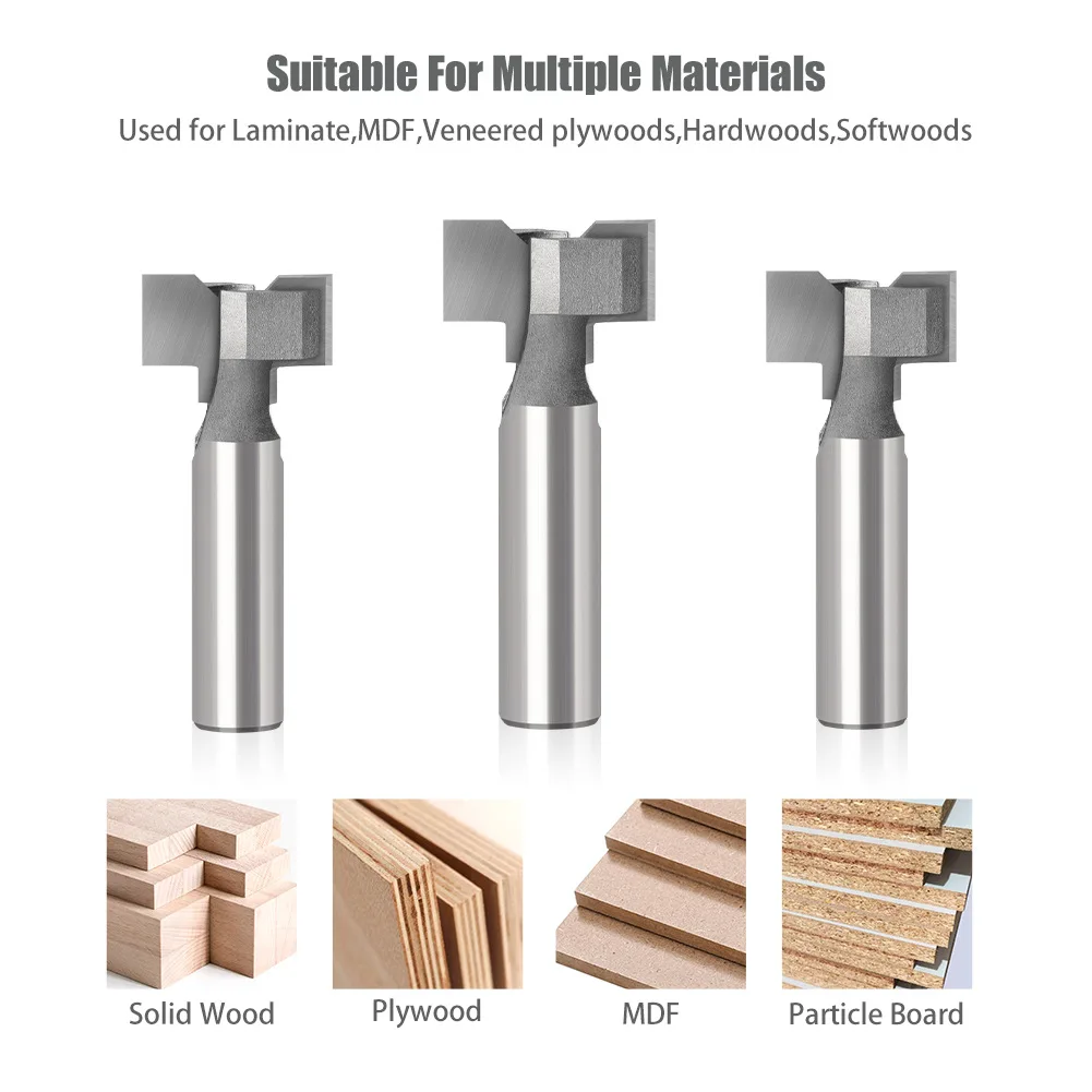 Straight T Slot Wood Router Bit 1/2