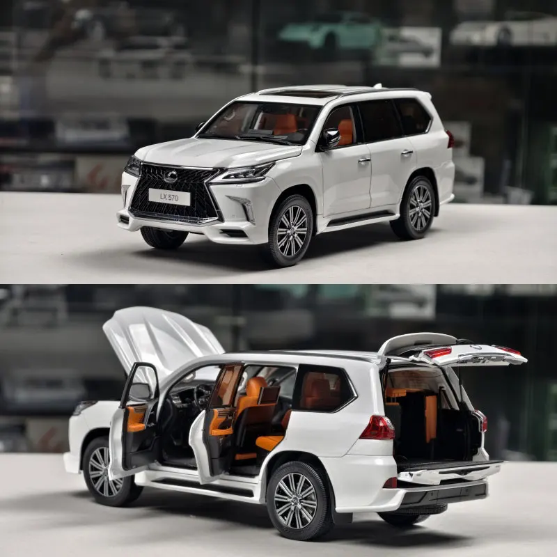 

LCD 1:18 Lexus LX570 simulation alloy full-open car model, boys' toy, children's gift, adult collectible decoration.