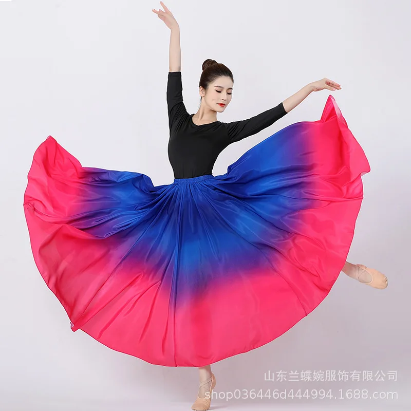 Spain Flamenco Dance Performer Dresses for Women Stage Performance Dancing Skirts Female Modern Classical Dance Big Swing Skirt
