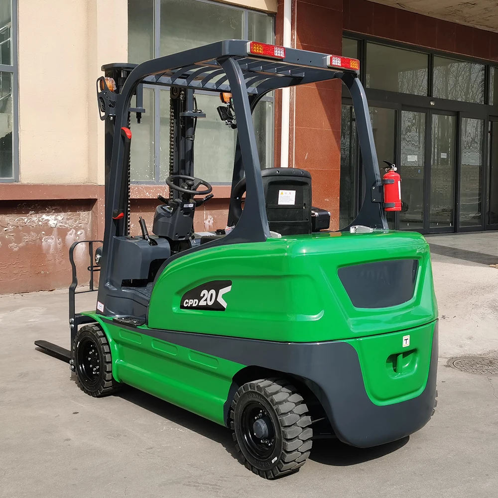 Wysokowydajny wózek widłowy elektryczny z baterią litową, wózek widłowy elektryczny 2T 3 tony, maszyna do załadunku dla Kanady